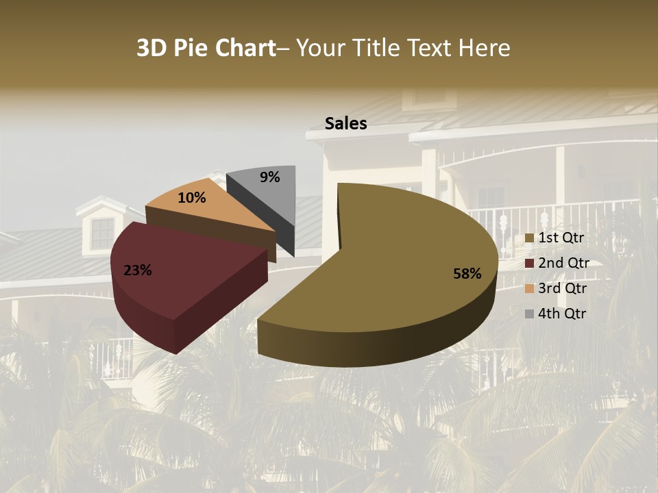 Building Florida Keys December PowerPoint Template