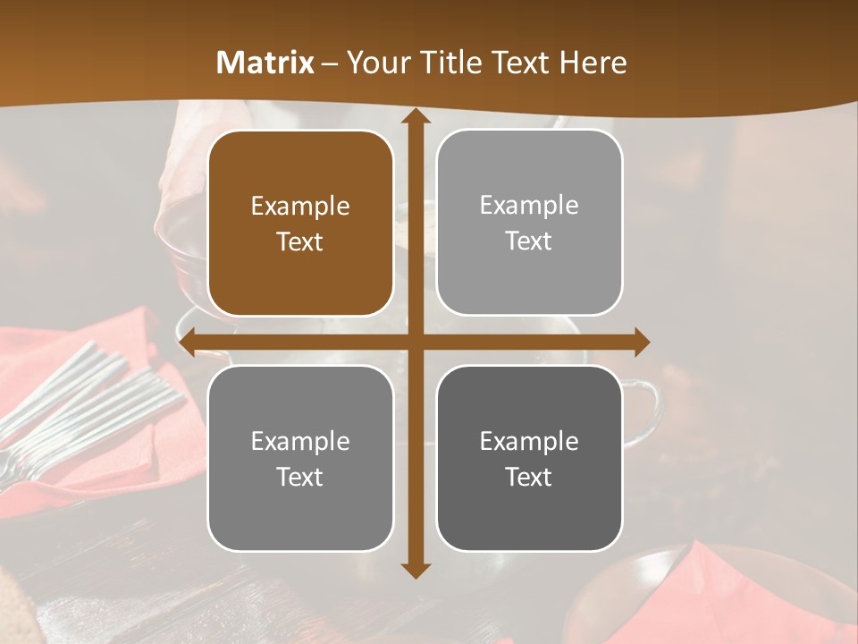 Kitchen Metal Cooking PowerPoint Template