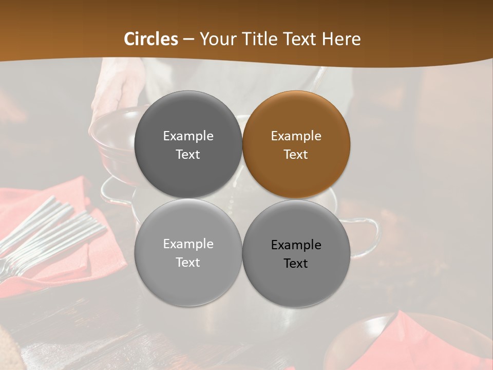 Kitchen Metal Cooking PowerPoint Template