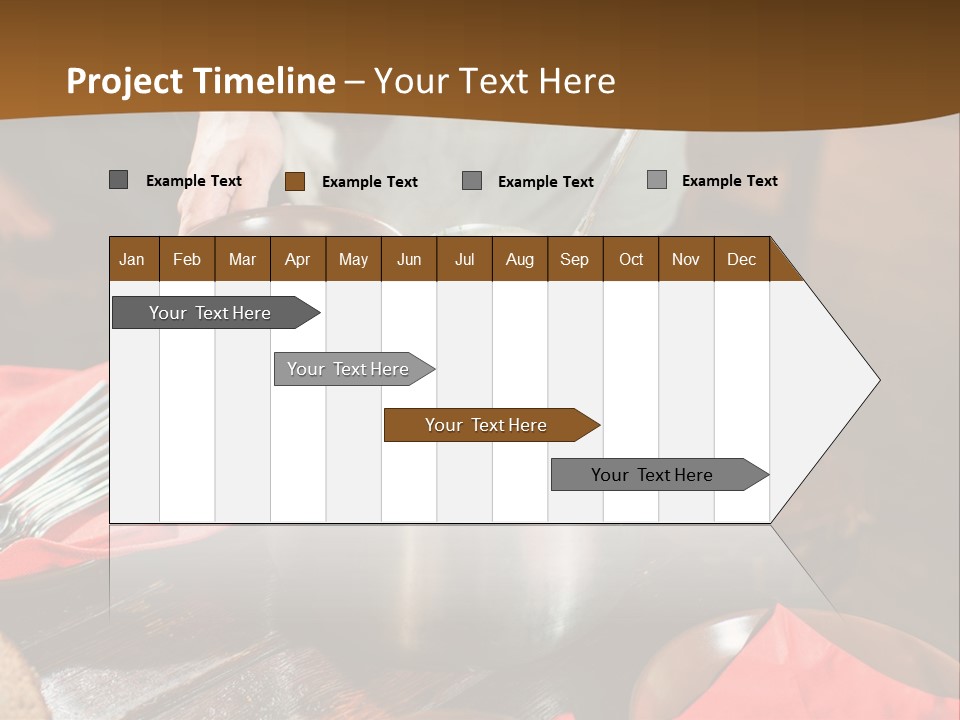 Kitchen Metal Cooking PowerPoint Template