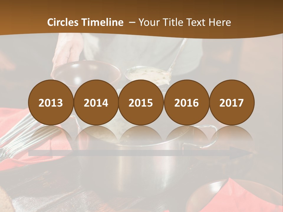 Kitchen Metal Cooking PowerPoint Template