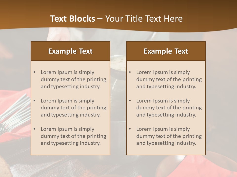 Kitchen Metal Cooking PowerPoint Template