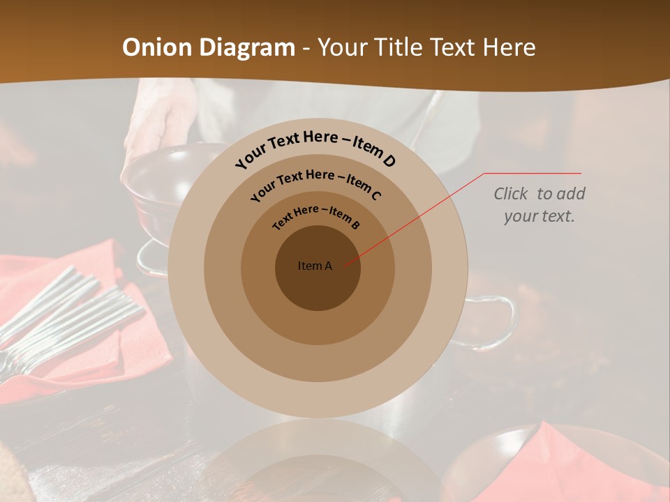 Kitchen Metal Cooking PowerPoint Template