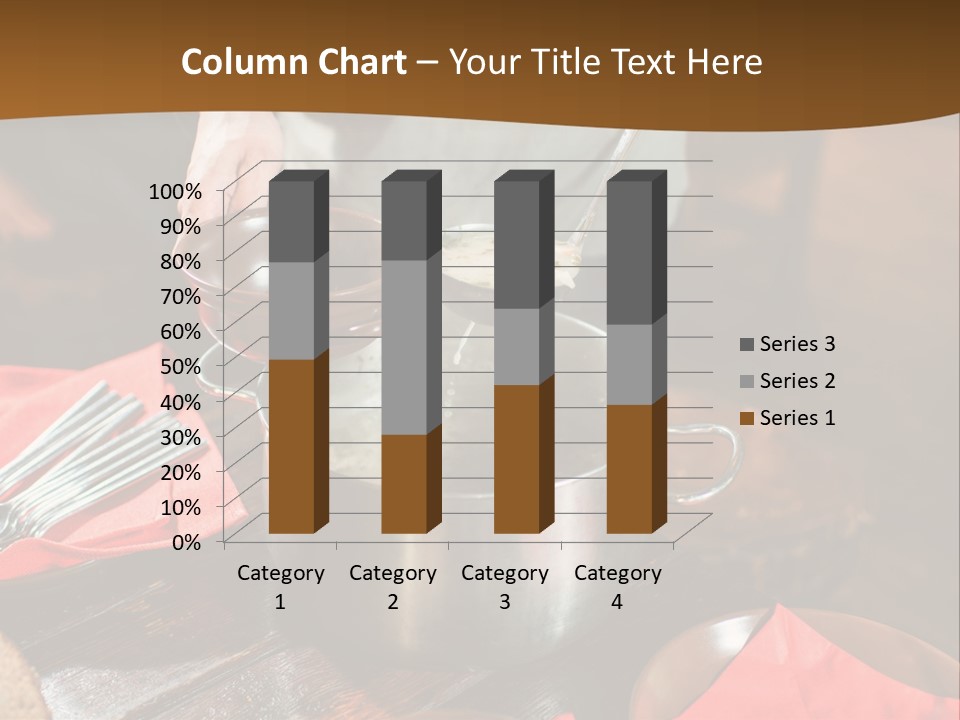 Kitchen Metal Cooking PowerPoint Template