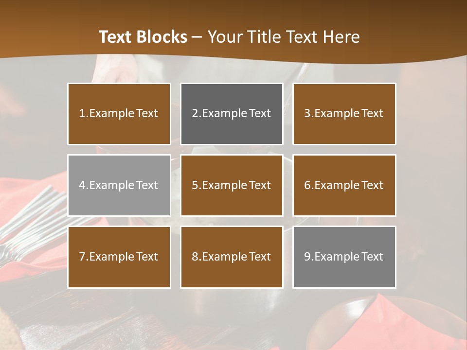 Kitchen Metal Cooking PowerPoint Template