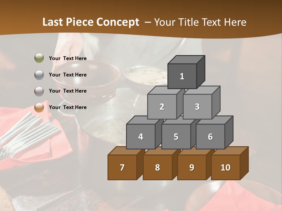 Kitchen Metal Cooking PowerPoint Template