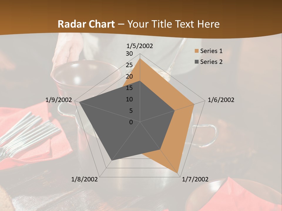 Kitchen Metal Cooking PowerPoint Template
