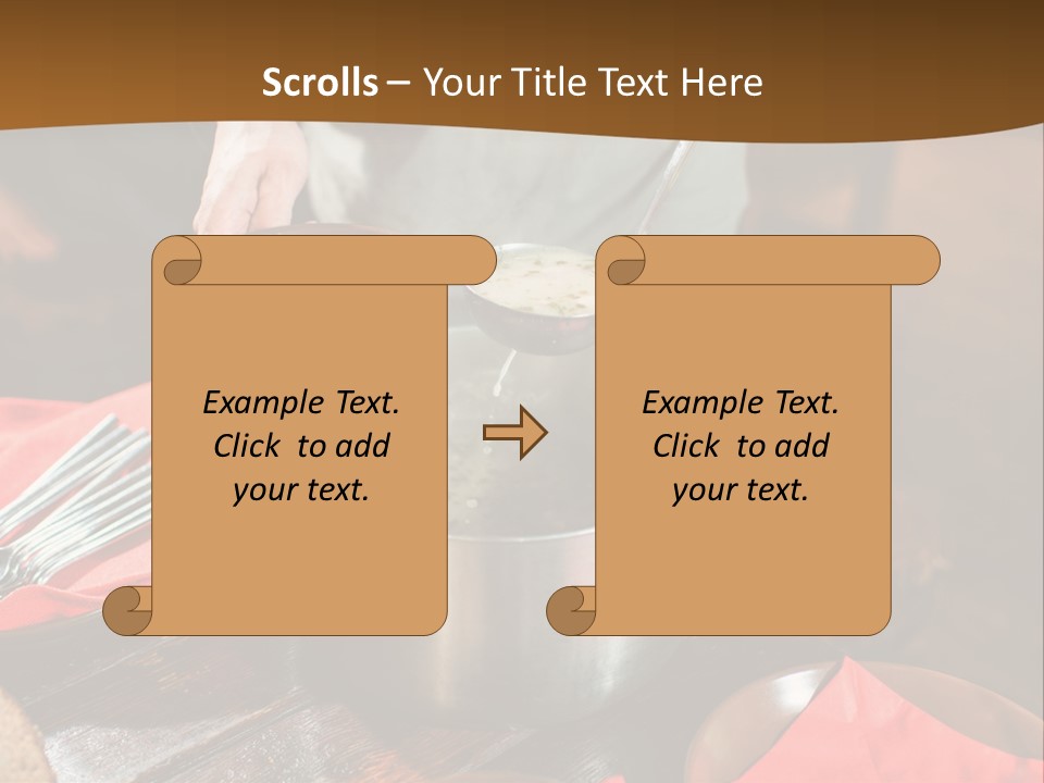 Kitchen Metal Cooking PowerPoint Template