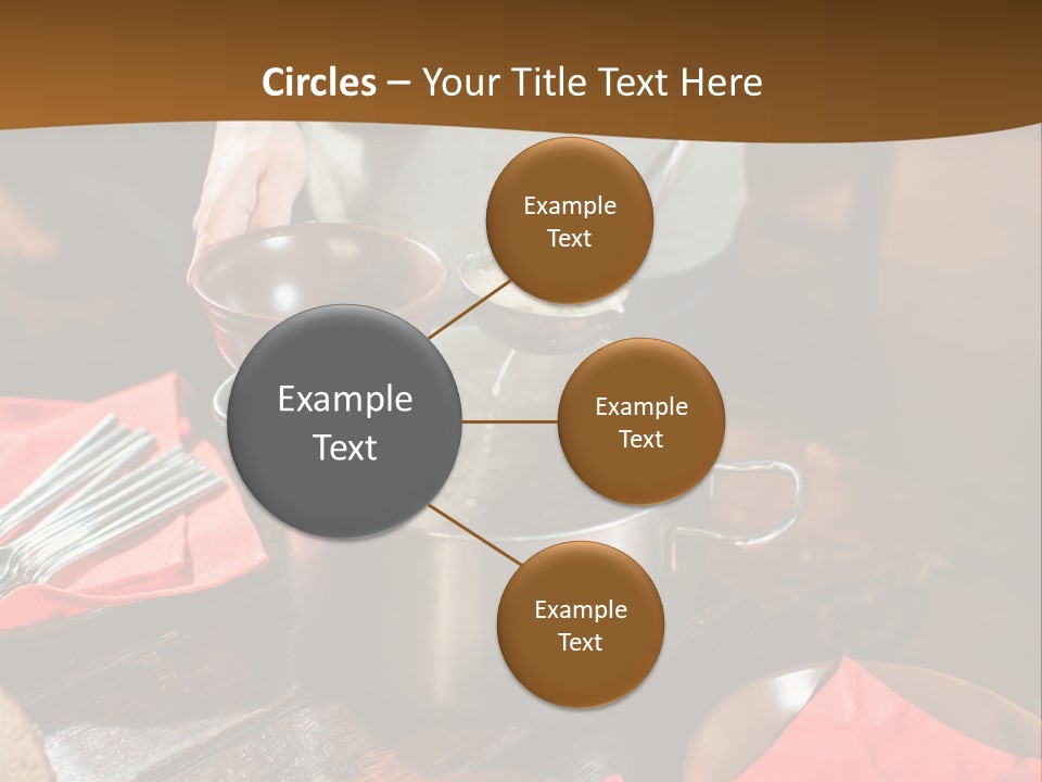 Kitchen Metal Cooking PowerPoint Template