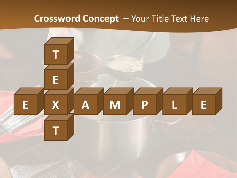 Kitchen Metal Cooking PowerPoint Template