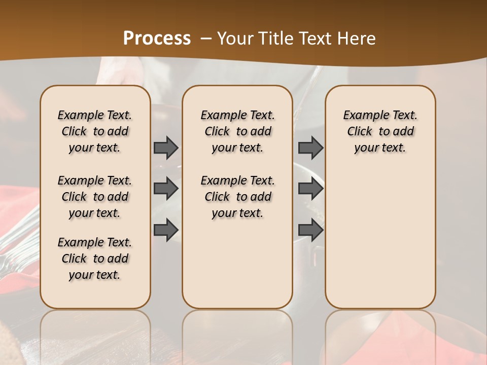 Kitchen Metal Cooking PowerPoint Template