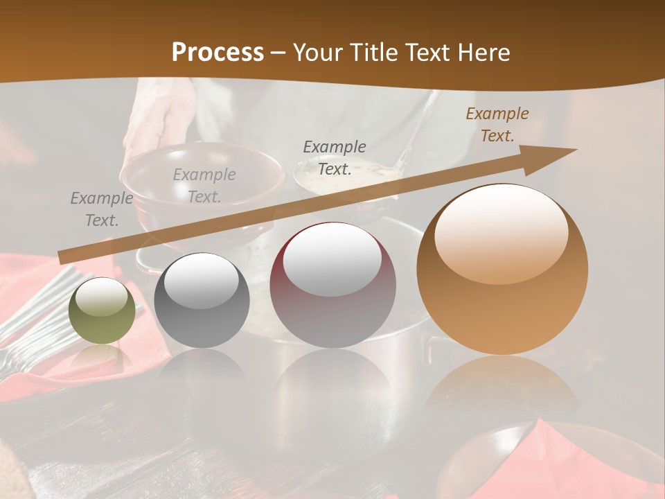 Kitchen Metal Cooking PowerPoint Template