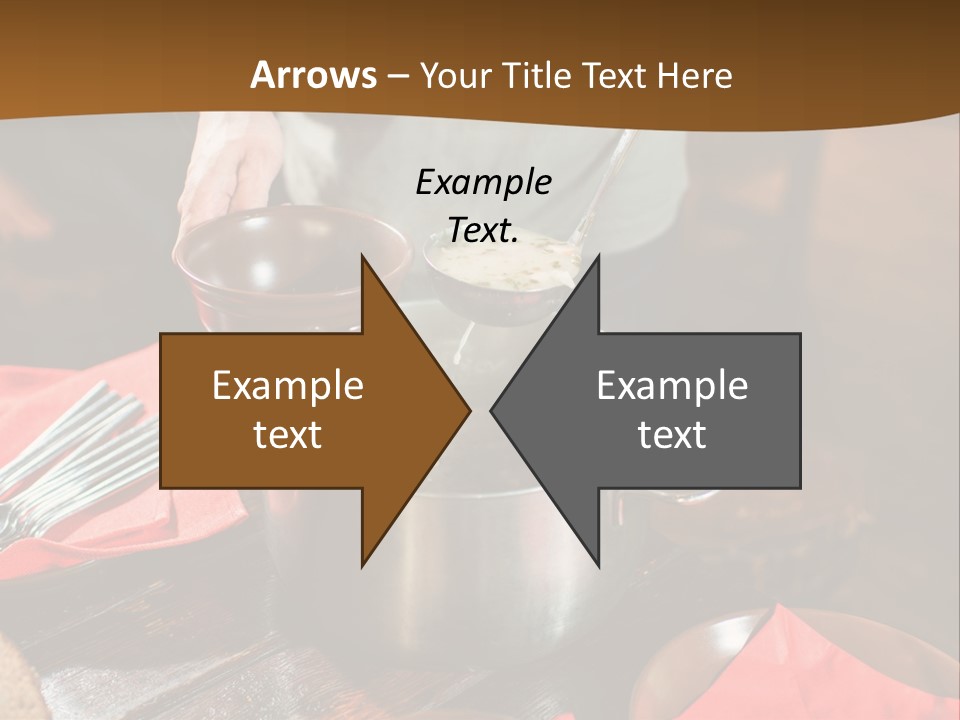 Kitchen Metal Cooking PowerPoint Template