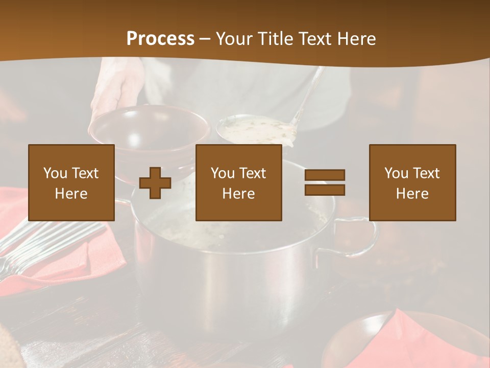 Kitchen Metal Cooking PowerPoint Template