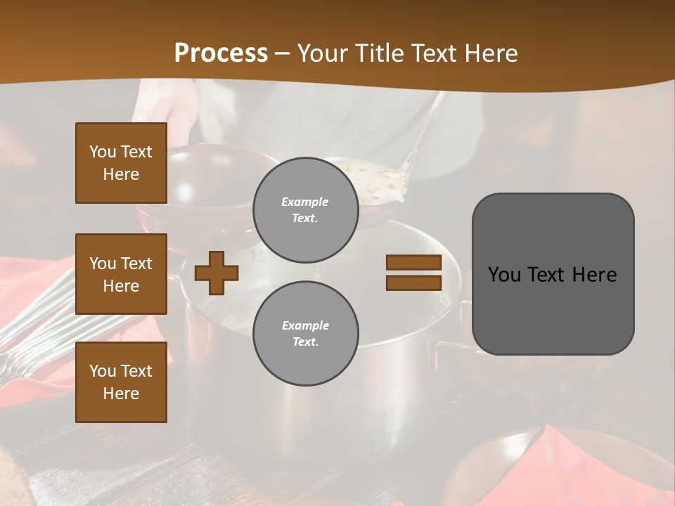Kitchen Metal Cooking PowerPoint Template