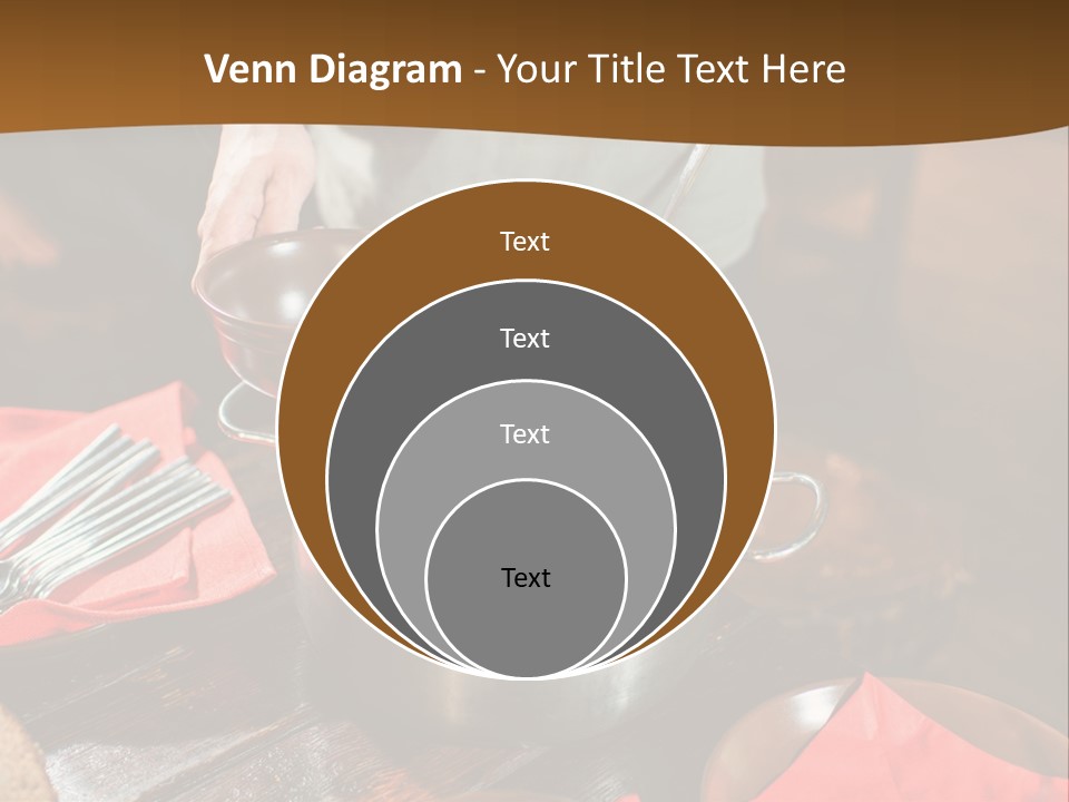 Kitchen Metal Cooking PowerPoint Template