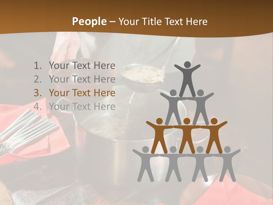 Kitchen Metal Cooking PowerPoint Template