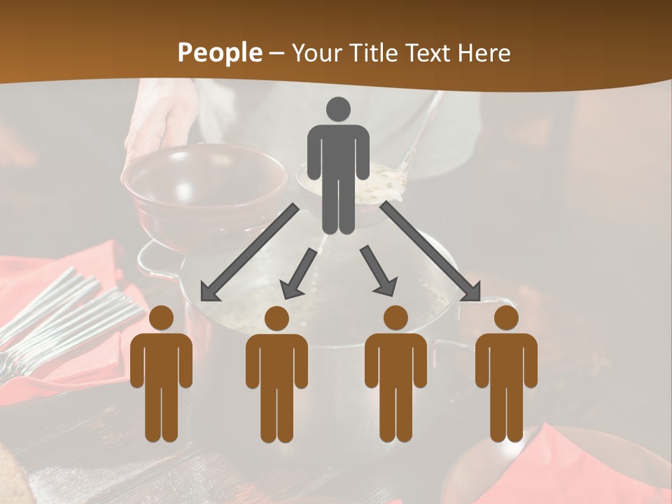 Kitchen Metal Cooking PowerPoint Template