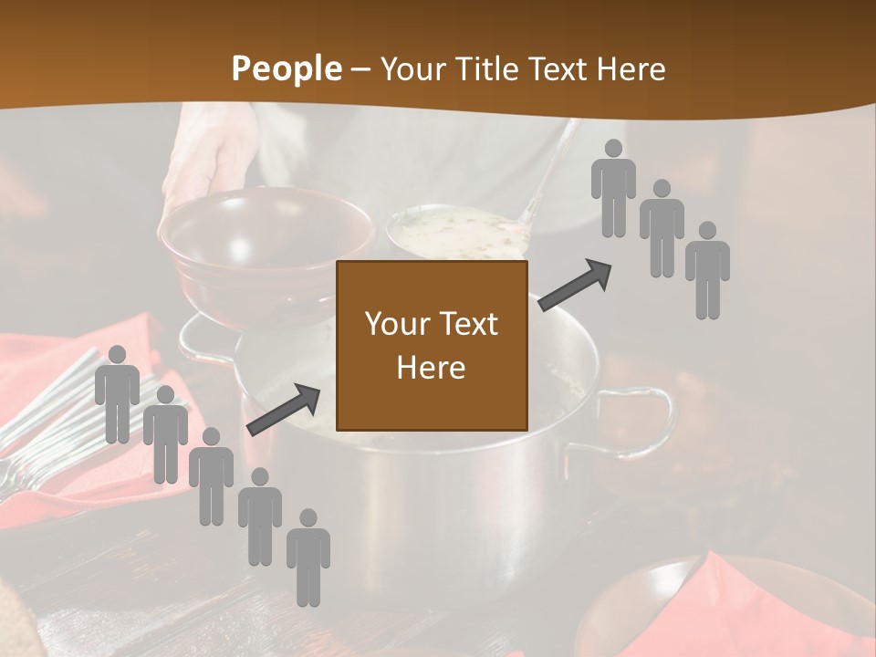 Kitchen Metal Cooking PowerPoint Template