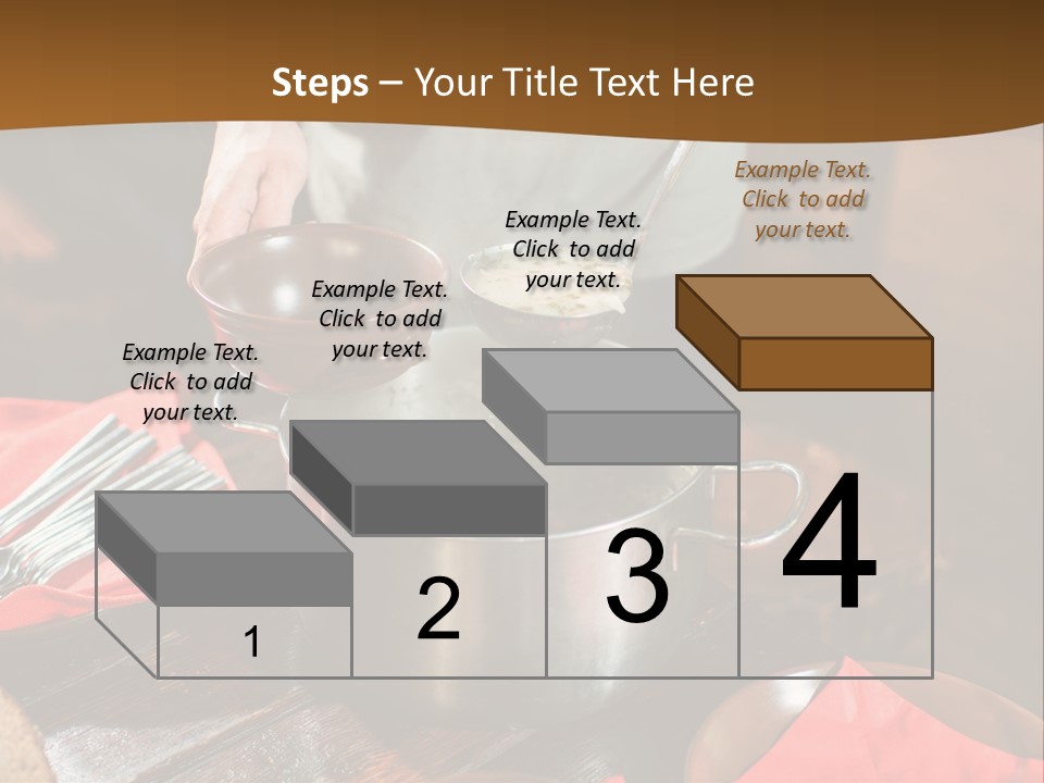 Kitchen Metal Cooking PowerPoint Template