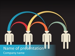 Exchange Circle Think PowerPoint Template