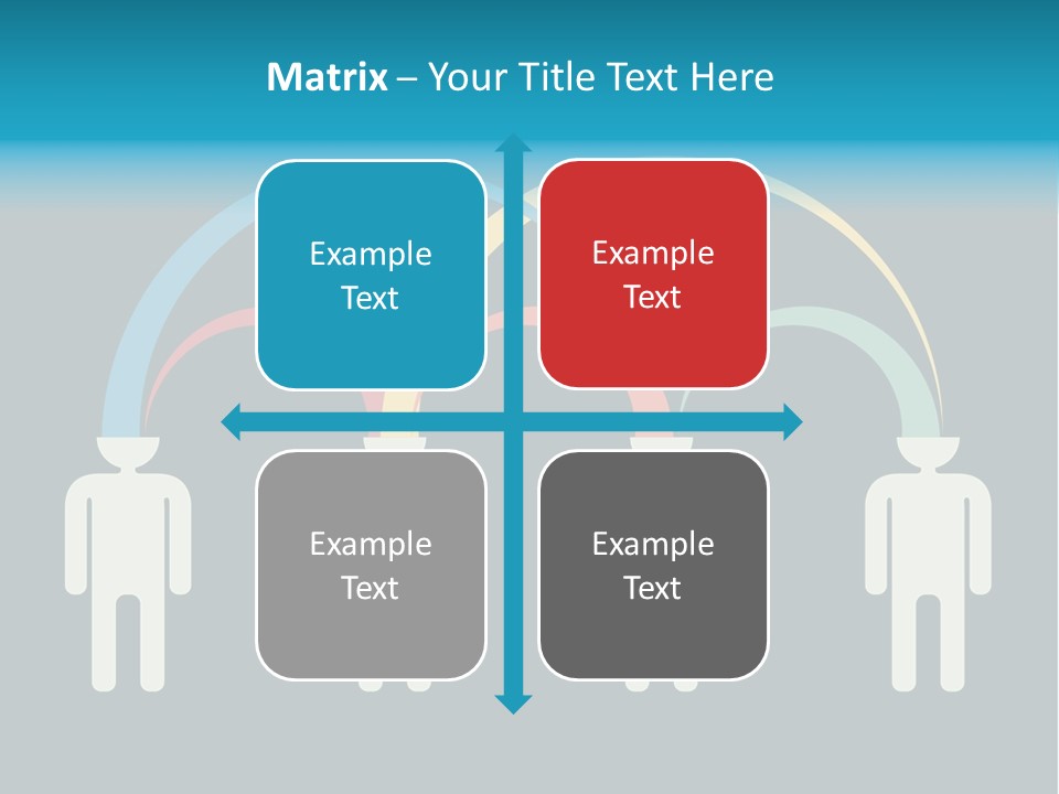 Exchange Circle Think PowerPoint Template