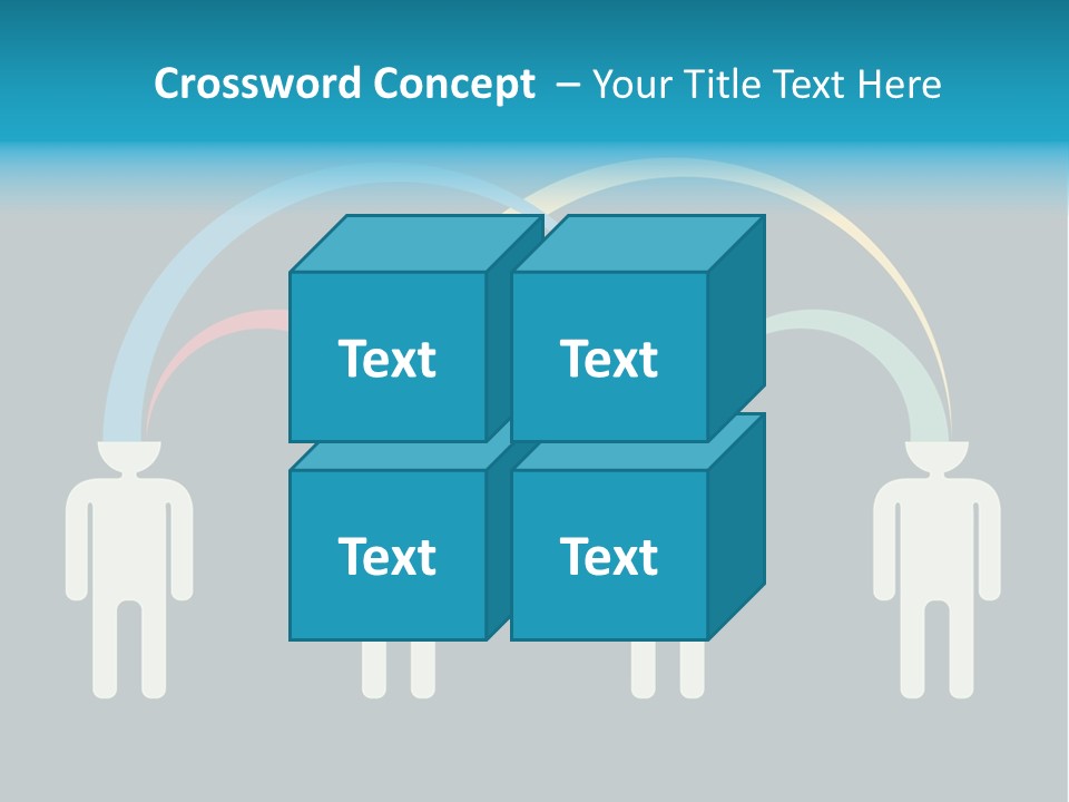 Exchange Circle Think PowerPoint Template