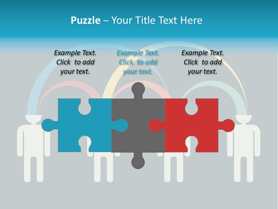 Exchange Circle Think PowerPoint Template