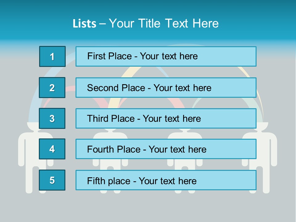 Exchange Circle Think PowerPoint Template