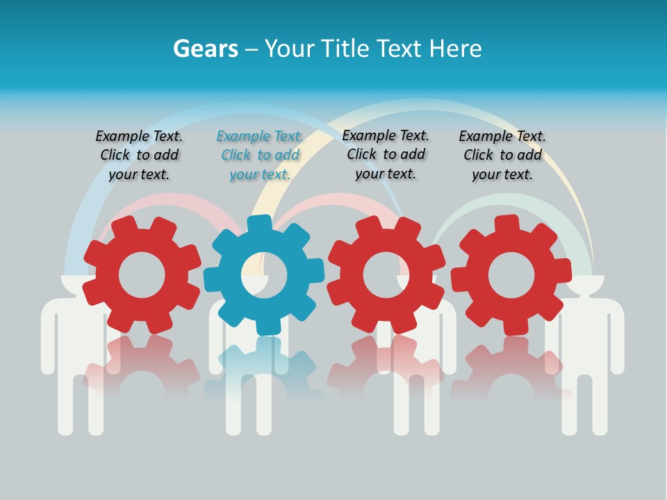 Exchange Circle Think PowerPoint Template