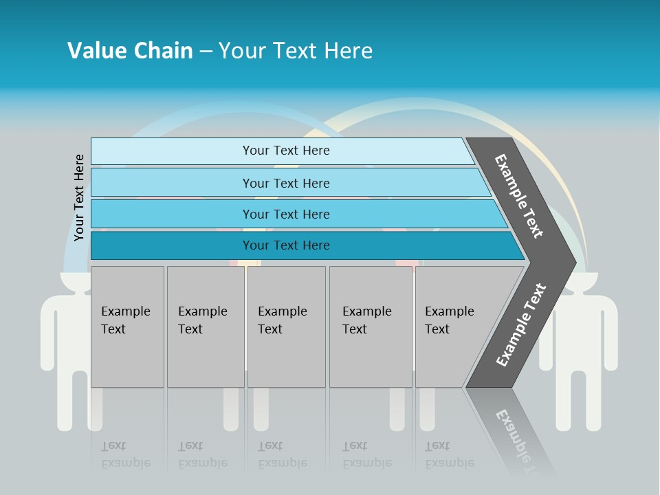 Exchange Circle Think PowerPoint Template