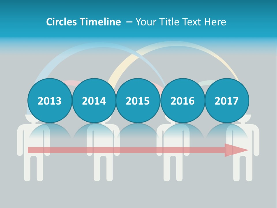 Exchange Circle Think PowerPoint Template