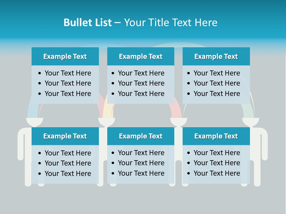 Exchange Circle Think PowerPoint Template
