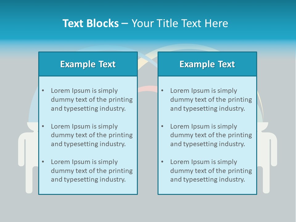 Exchange Circle Think PowerPoint Template