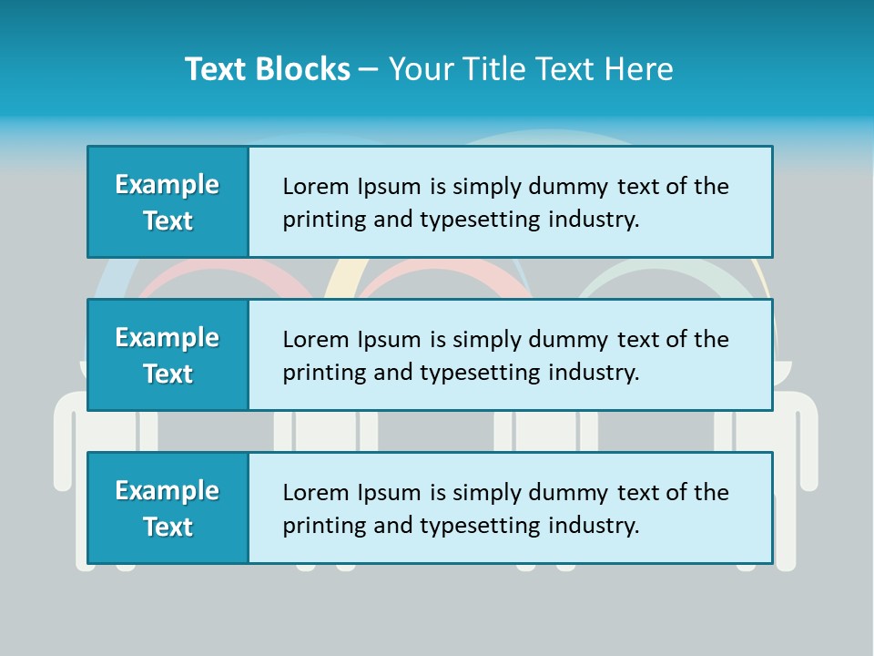 Exchange Circle Think PowerPoint Template