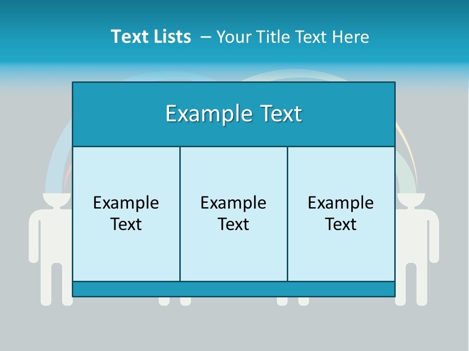 Exchange Circle Think PowerPoint Template