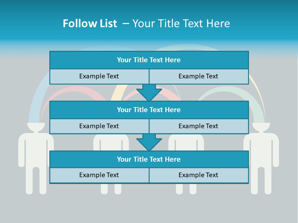 Exchange Circle Think PowerPoint Template