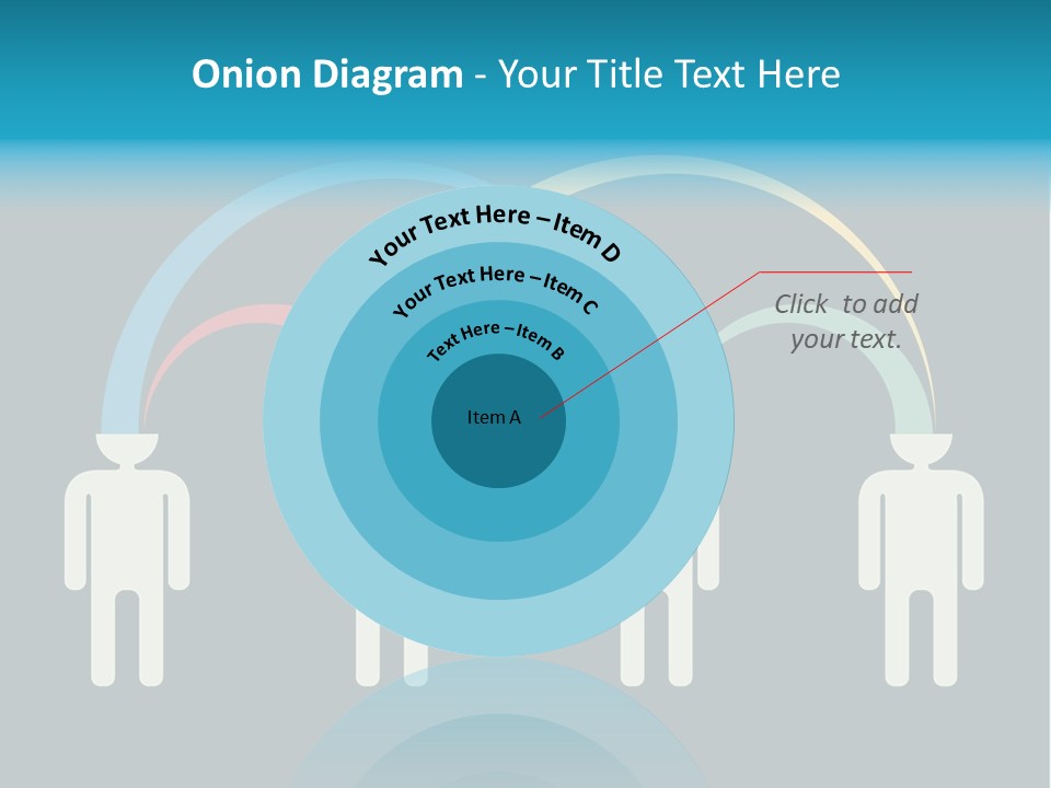 Exchange Circle Think PowerPoint Template