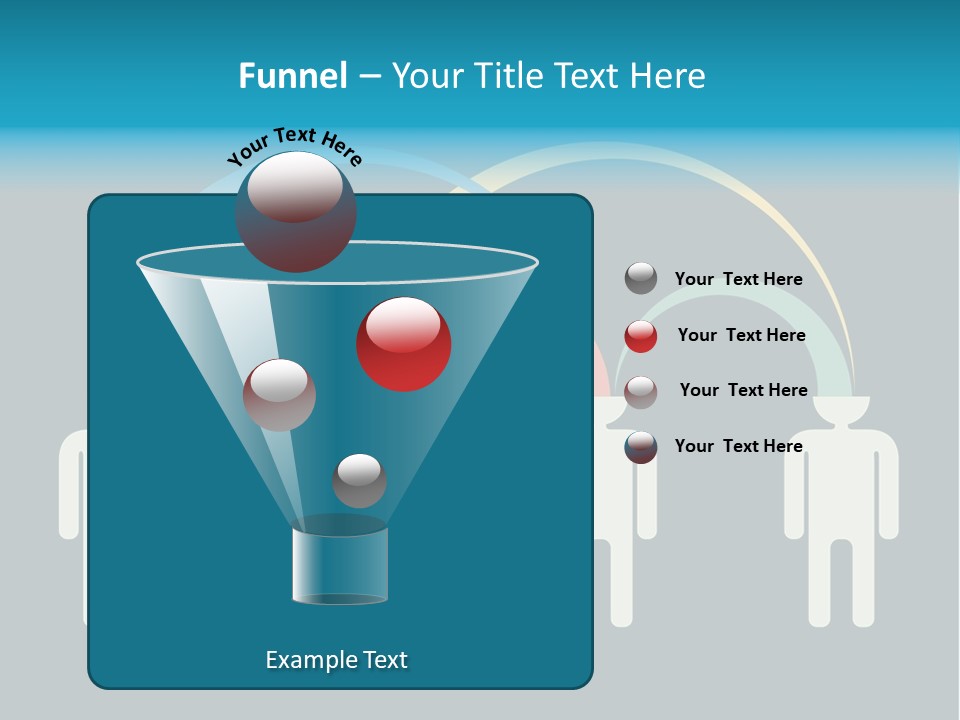 Exchange Circle Think PowerPoint Template