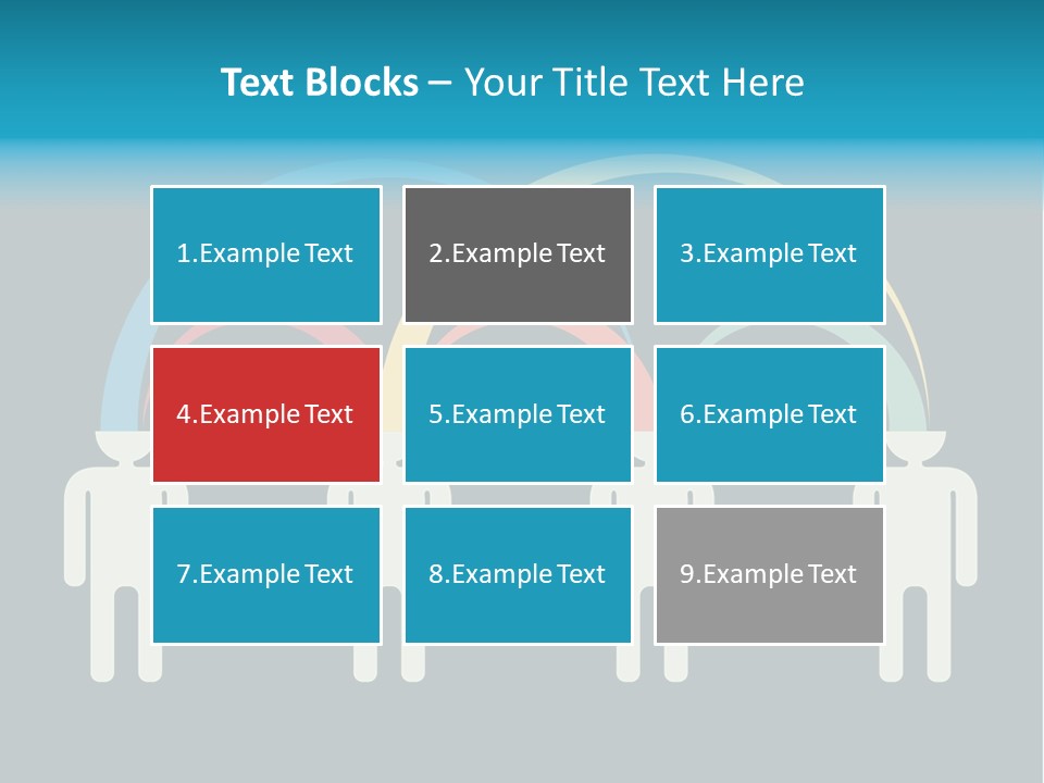 Exchange Circle Think PowerPoint Template