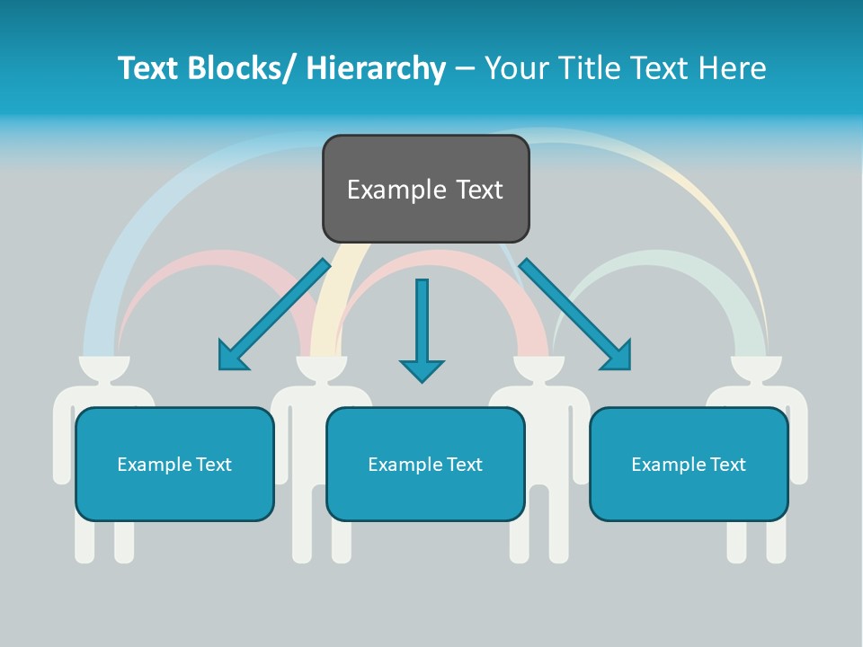 Exchange Circle Think PowerPoint Template