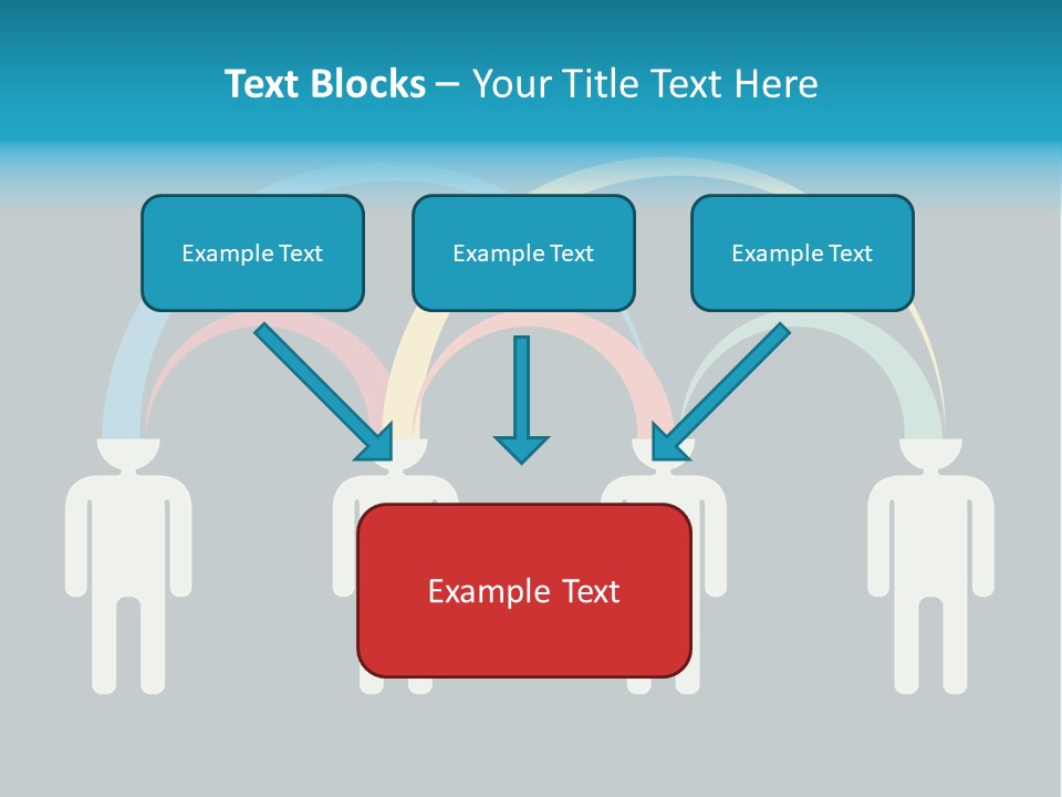 Exchange Circle Think PowerPoint Template
