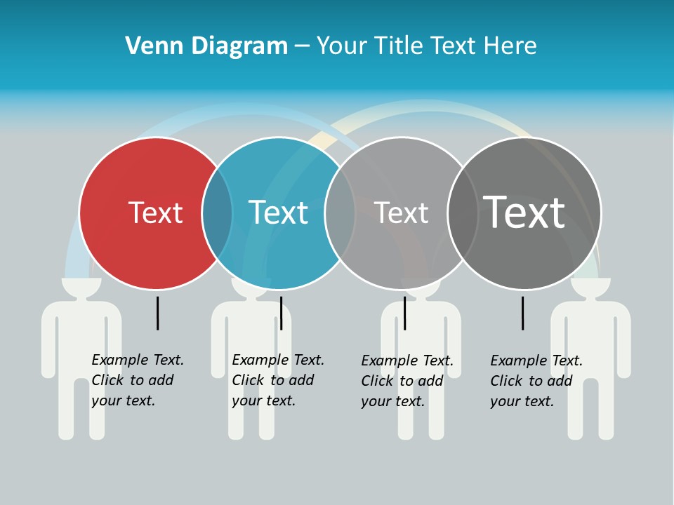 Exchange Circle Think PowerPoint Template