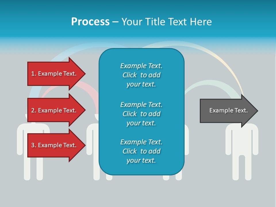 Exchange Circle Think PowerPoint Template