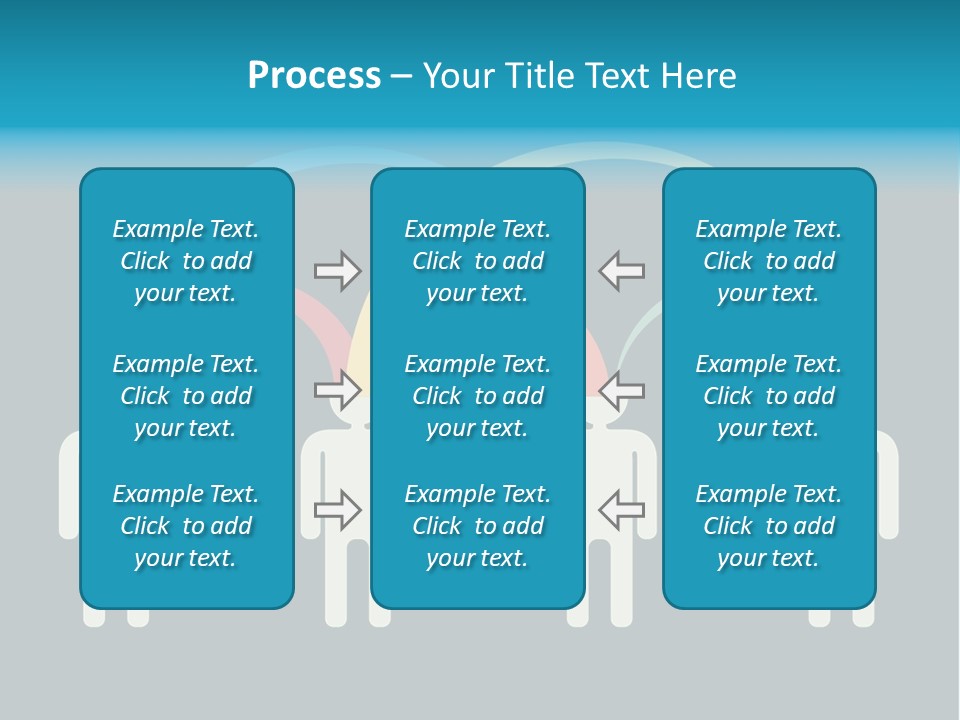Exchange Circle Think PowerPoint Template