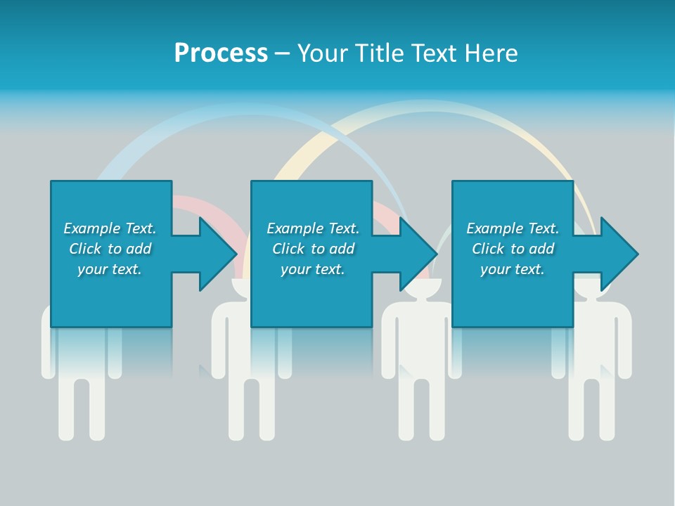 Exchange Circle Think PowerPoint Template
