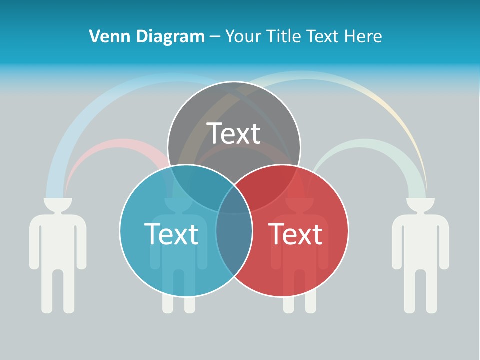 Exchange Circle Think PowerPoint Template