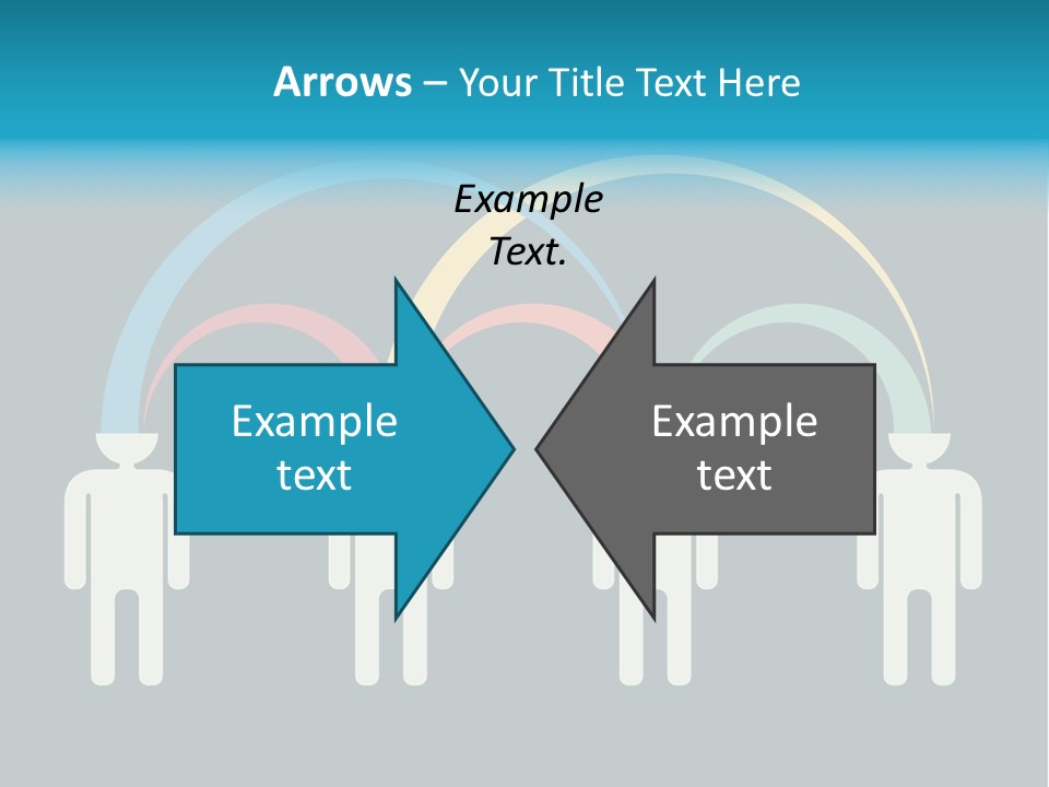 Exchange Circle Think PowerPoint Template