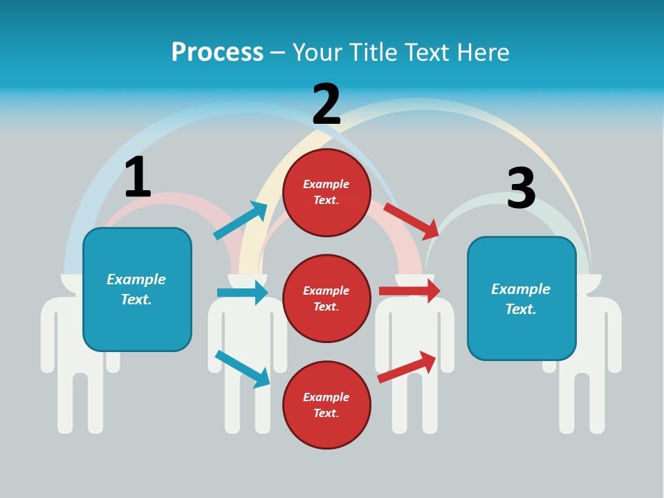 Exchange Circle Think PowerPoint Template