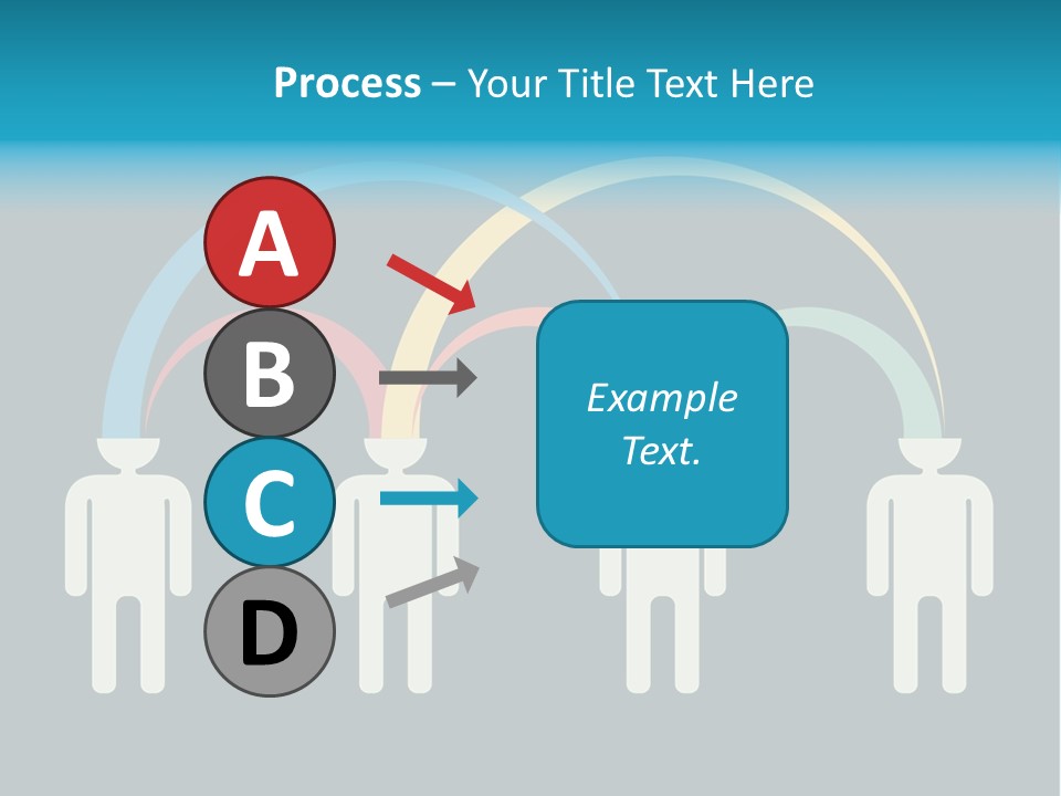 Exchange Circle Think PowerPoint Template